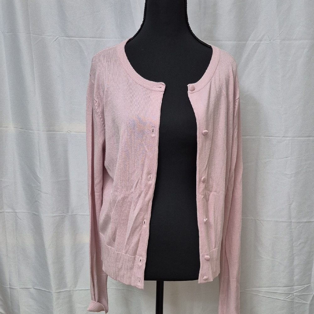 Karen Kane Soft Pink Cardigan Sweater